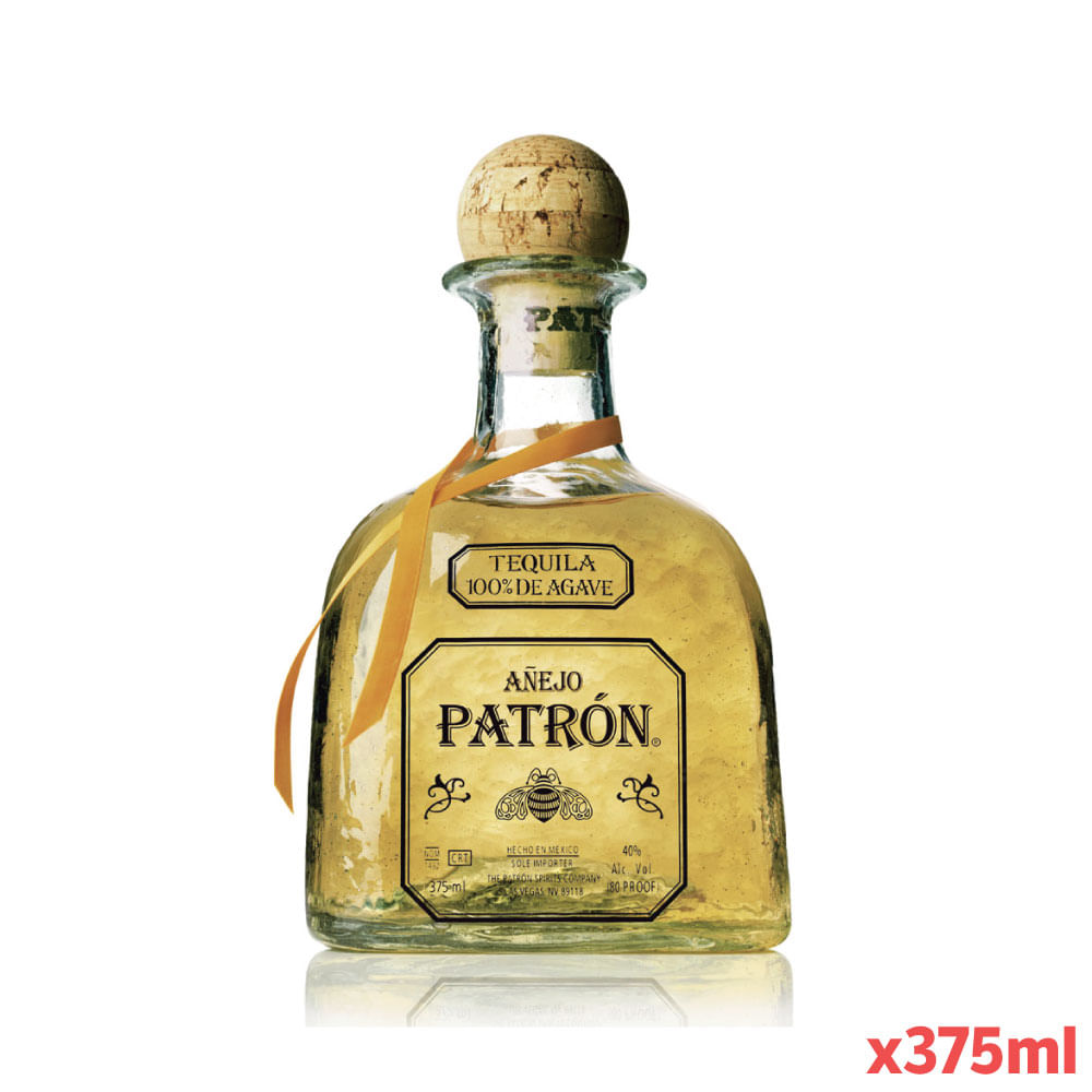 TEQUILA PATRON AÑEJO 375 ml Espirituosas Tequilas Tonel Privado